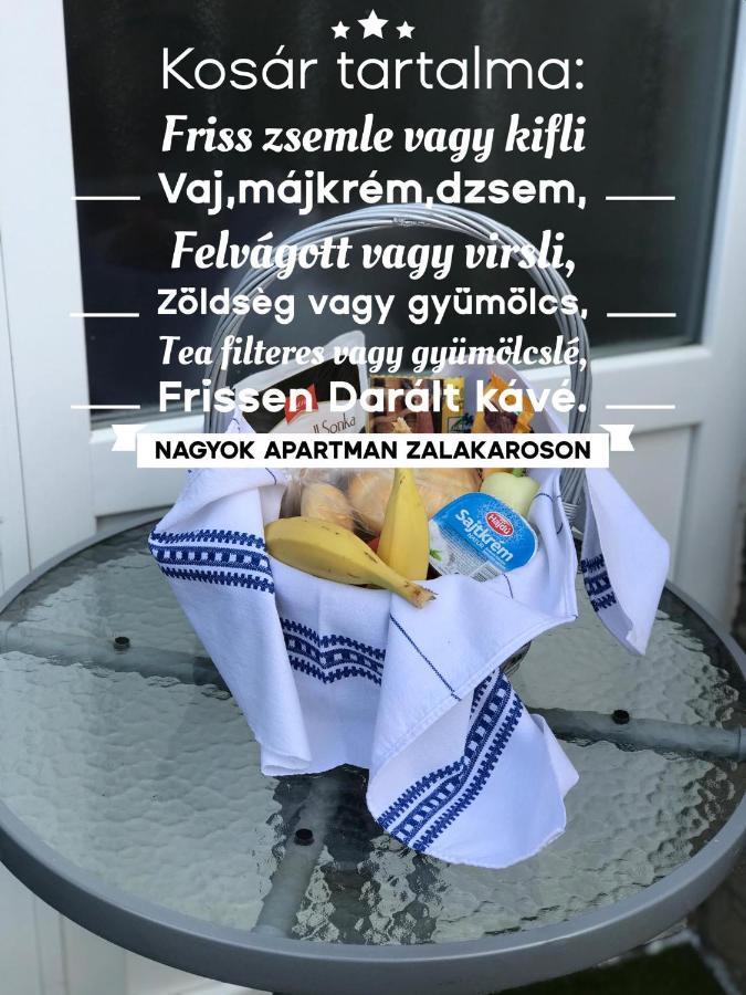 Nagyok Apartman Apartman Zalakaros Kültér fotó